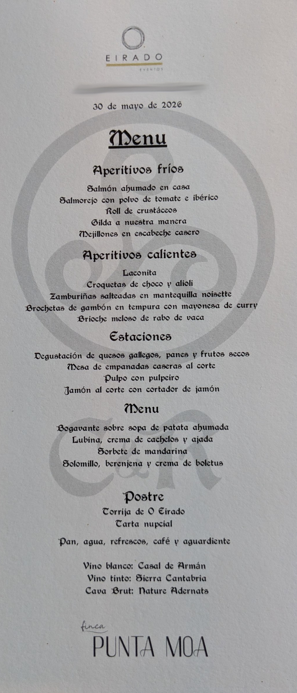 Menú